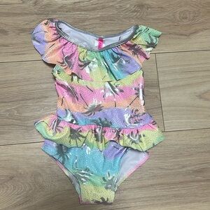 Betsey Johnson one piece girls bathing suit
